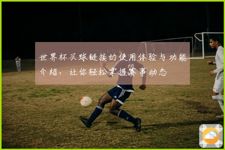 世界杯买球链接的使用体验与功能介绍，让你轻松掌握赛事动态